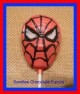 173sp Spider Dude Face Chocolate or Hard Candy Lollipop Mold